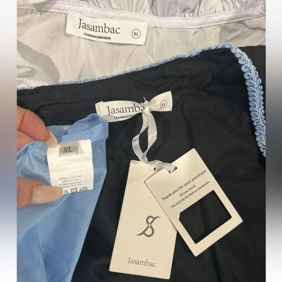 XL16-18 Trachten,Oktoberfest,Germanfest Dirndl Dress,3-pc,Blue Roses embroidered - Picture 12 of 14